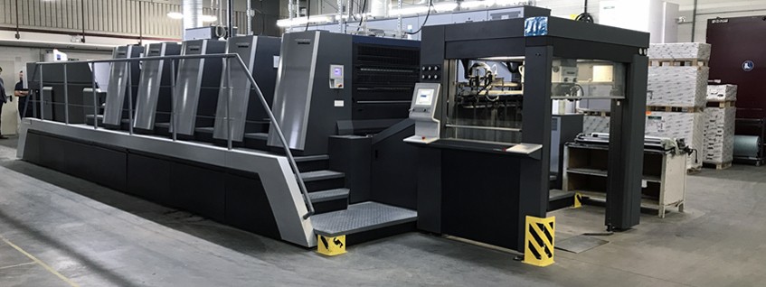Heidelberg XL 106-4+LX with Autoplate Pro